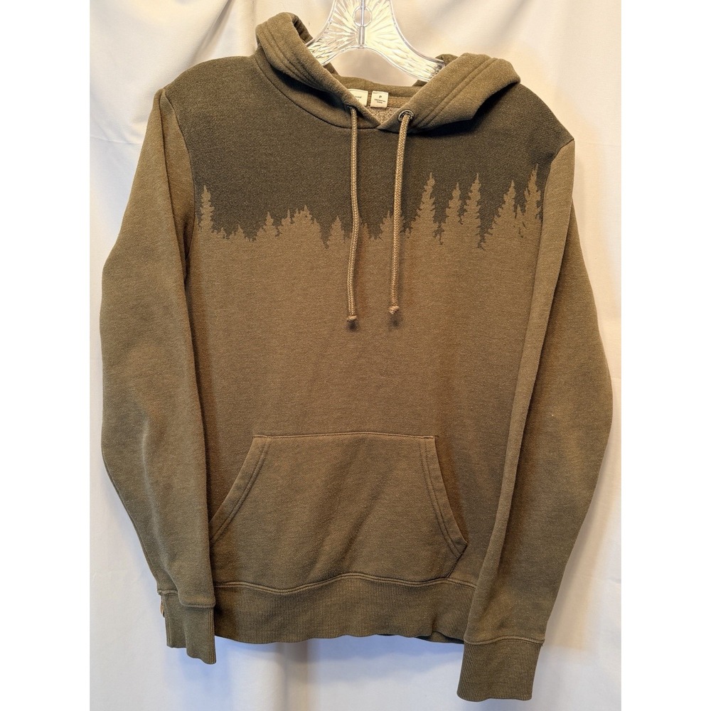 Ten 10 Tree Women's Juniper Tree-line Sweatshirt Size Small Dark Green & Olive